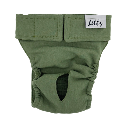 Läufigkeitshöschen "Lou" | Olive