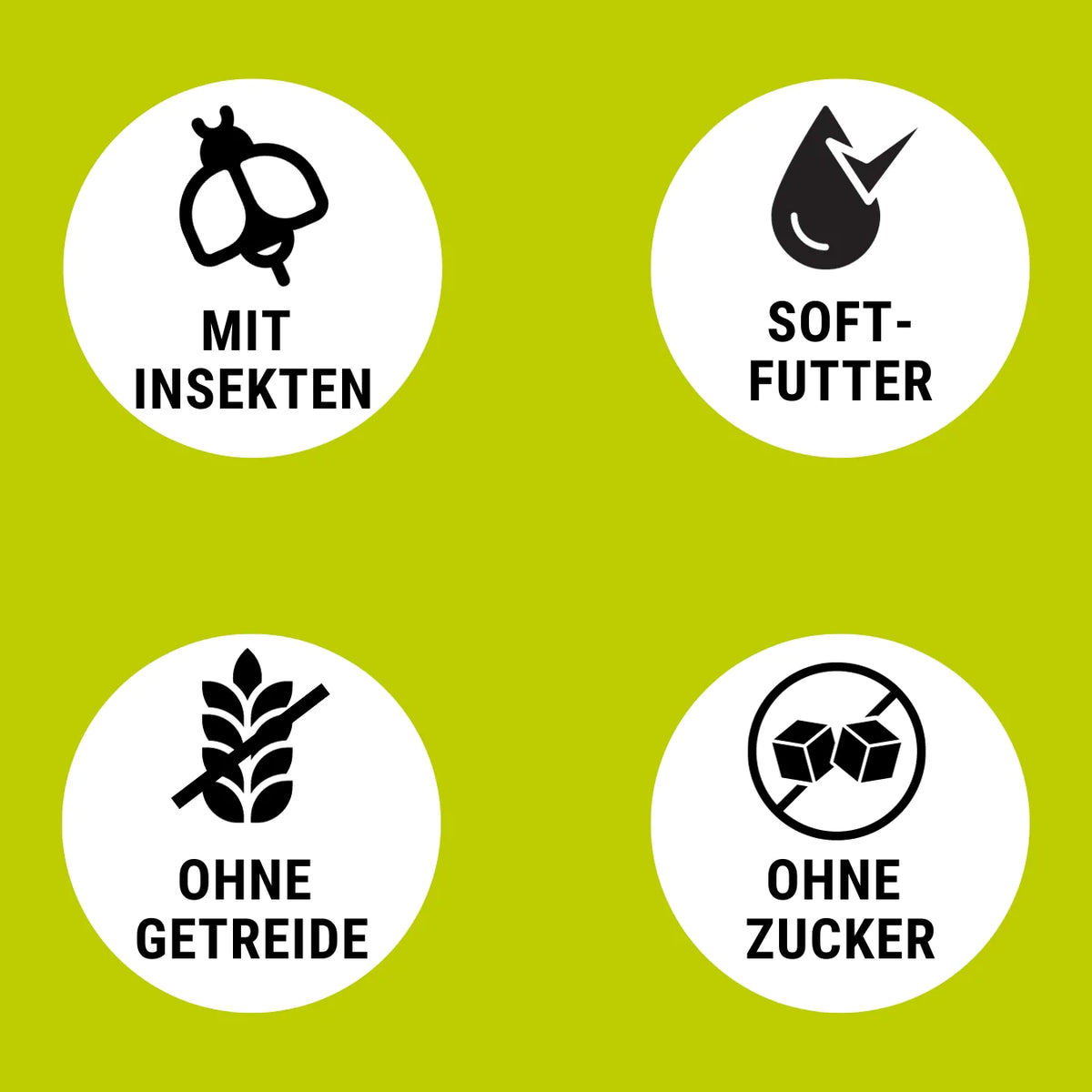 Trockenfutter Insekten