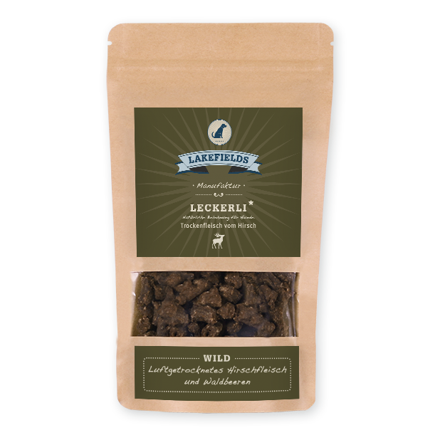 Lakefields Leckerli vom Hirsch 150g