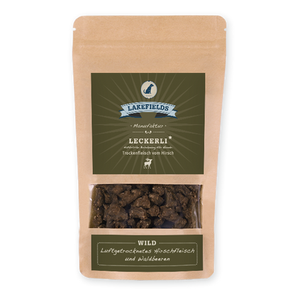 Lakefields Leckerli vom Hirsch 150g